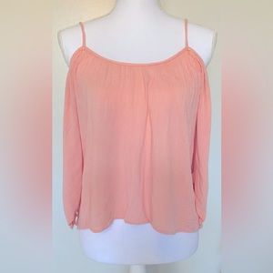 Bohemian linen and lace top